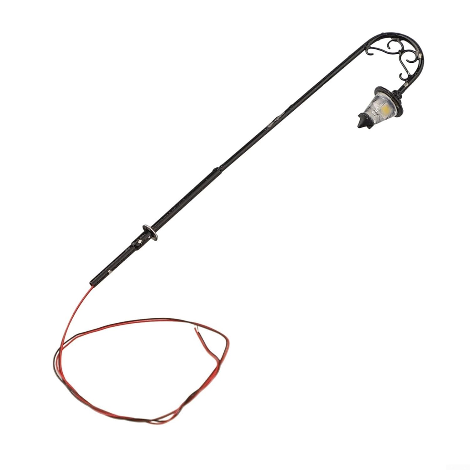 10Pcs For HO Scale 1:87 Model Train Lamps Warm White LED Railway Lanterns 63metersm 3V Miniature Street Lights with Resistors for Model Railroad For Lighting and Train Layout...