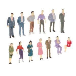 13PCs Tiny People Figures, 1:50 Scale Model Train People Hand Painted Model Trains Architectural O Scale Miniatures Figures for Miniature Scenes 13PCs Tiny People Figures, 1:50 Scale Model Train People Hand Painted Model Trains Architectural O Scale Miniatures Figures for Miniature Scenes
