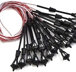 20PACK HO/OO Scale LED Street Light Model Train Railroad Station Yard Lamp Post