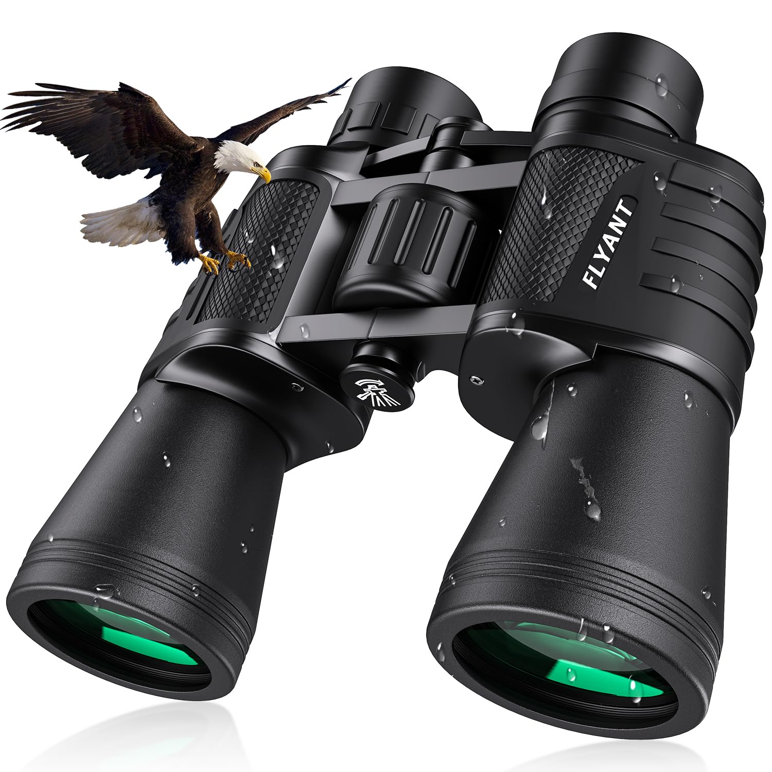 20x50 High Powered Binoculars for Adults, Waterproof Long Range Compact Binoculars with Low Light Vision for Bird Watching Hunting Football Games Travel Stargazing Cruise with...