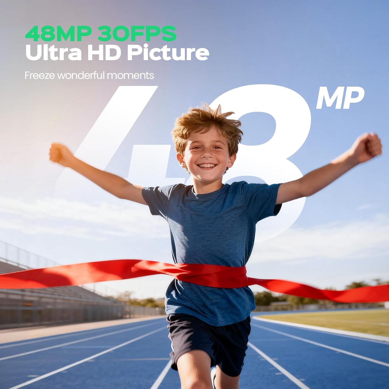 32GB Digital Camera Compact 48MP Autofocus 16X Digital Zoom Photo Camera: 2.8 Inch 4K LCD Screen Portable Vlogging Photography Camera for Kids, Beginners, Teens, Students with...