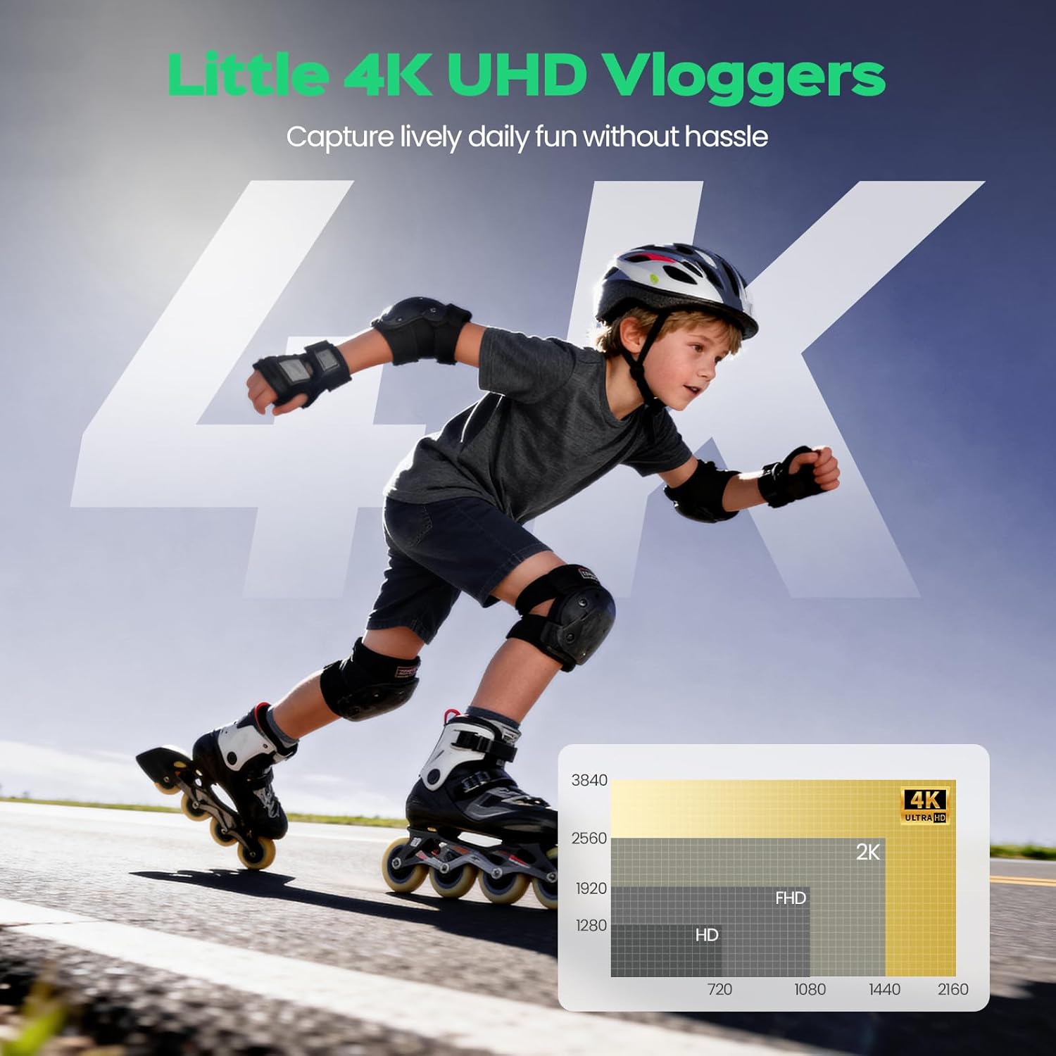 32GB Digital Camera Compact 48MP Autofocus 16X Digital Zoom Photo Camera: 2.8 Inch 4K LCD Screen Portable Vlogging Photography Camera for Kids, Beginners, Teens, Students with...
