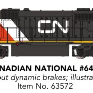 Bachman N Scale EMD GP40 Locomotive, Operating Headlights, Canadian National #5425, Model 63572