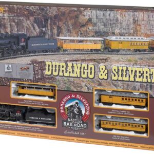 Bachmann Trains Durango and Silverton HO Scale Ready to Run Electric Train Set