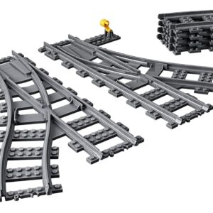 City Trains Switch Tracks 60238 Building Toy Set for Kids, Boys, and Girls Ages 5+ (8 Pieces) City Trains Switch Tracks 60238 Building Toy Set for Kids, Boys, and Girls Ages 5+ (8 Pieces)