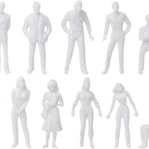 DS. DISTINCTIVE STYLE 50Pcs 1/4 Scale Figures Unpainted Assorted Poses Miniature 1:50 Scale Model People for Christmas Village Decor Architectural Layout Project O Scale Model… DS. DISTINCTIVE STYLE 50Pcs 1/4 Scale Figures Unpainted Assorted Poses Miniature 1:50 Scale Model People for Christmas Village Decor Architectural Layout Project O Scale Model...
