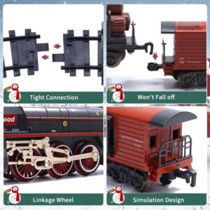 Electric Train Set with Smoke, Sound and Lights, Track Toy for Toddlers and Kids, Birthday Gift for Boys and Girls Electric Train Set with Smoke, Sound and Lights, Track Toy for Toddlers and Kids, Birthday Gift for Boys and Girls