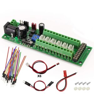 Evemodel PCB012 Power Distribution Board Self-Adapt Distributor HO N O LED Street Light Hub DC AC Voltage Train Power Control Evemodel PCB012 Power Distribution Board Self-Adapt Distributor HO N O LED Street Light Hub DC AC Voltage Train Power Control