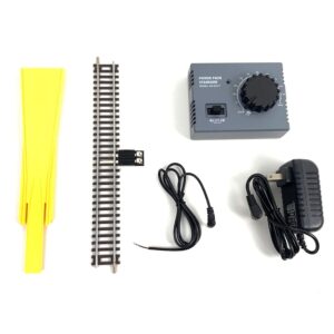 HO Scale Train Track Control Kit with Power Pack Standard Controller, Track Mount, Connector, Power Connection, Model No.23-01