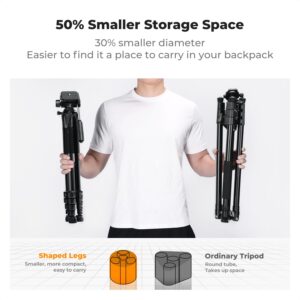K&F CONCEPT 75″ Lightweight Tripod, Camera Compact Tripod with Remote and 2-in-1 Phone Holder,Travel Phone Tripod with Removable 3-Way Pan Head for Selfie/Video… K&F CONCEPT 75" Lightweight Tripod, Camera Compact Tripod with Remote and 2-in-1 Phone Holder,Travel Phone Tripod with Removable 3-Way Pan Head for Selfie/Video...