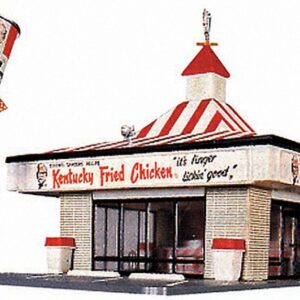 Life-Like Trains HO Scale Building Kits – Kentucky Fried Chicken Drive-in, Intended for Ages 14 and up, Red,White Life-Like Trains HO Scale Building Kits - Kentucky Fried Chicken Drive-in, Intended for Ages 14 and up, Red,White