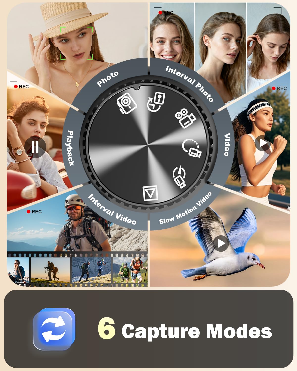 NBD 8K Digital Cameras for Photography,64MP Camara Fotograficas,Travel Vlogging Cameras for YouTube with 180°Flip Screen,16X Digital Zoom,52mm Macro Lens,2 Batteries,64GB TF...
