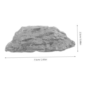 NUOBESTY 50pcs Realistic Miniature Rocks for Model Railroad Scenery Faux Mountain Landscape Accessories for NUOBESTY 50pcs Realistic Miniature Rocks for Model Railroad Scenery Faux Mountain Landscape Accessories for