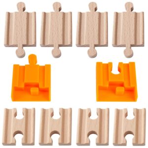 Orbrium Toys Male-Male Female-Female Wooden Train Track Adapters Fits Thomas Brio Chuggington, Set of 8 Orbrium Toys Male-Male Female-Female Wooden Train Track Adapters Fits Thomas Brio Chuggington, Set of 8