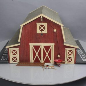 PIKO G SCALE MODEL TRAIN BUILDING - AMERICAN BARN - 1 SET OF 1 PIECE BY PIKO