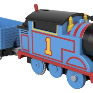 Thomas & Friends Motorized Toy Train Thomas Battery-Powered Engine with Cargo for Pretend Play Preschool Kids Ages 3+ Years