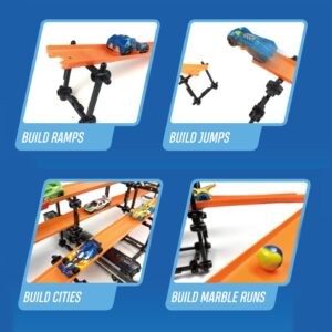 TrackJack - Ultimate Track Building System for Hot Wheels, Model Trains, and Marble Runs