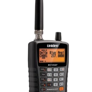 Uniden Bearcat BC125AT Handheld Scanner, 500-Alpha-Tagged Channels, Close Call Technology, PC Programable, Aviation, Marine, Railroad, NASCAR, Racing, and Non-Digital...