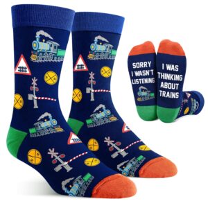 VICRAZY Train Gifts For Men - Ideal Gift For Train Lovers, Unique Stocking Stuffer, Funny Gift For train Enthusiasts, Ideal Gifts For Boys, Railroad Inspired